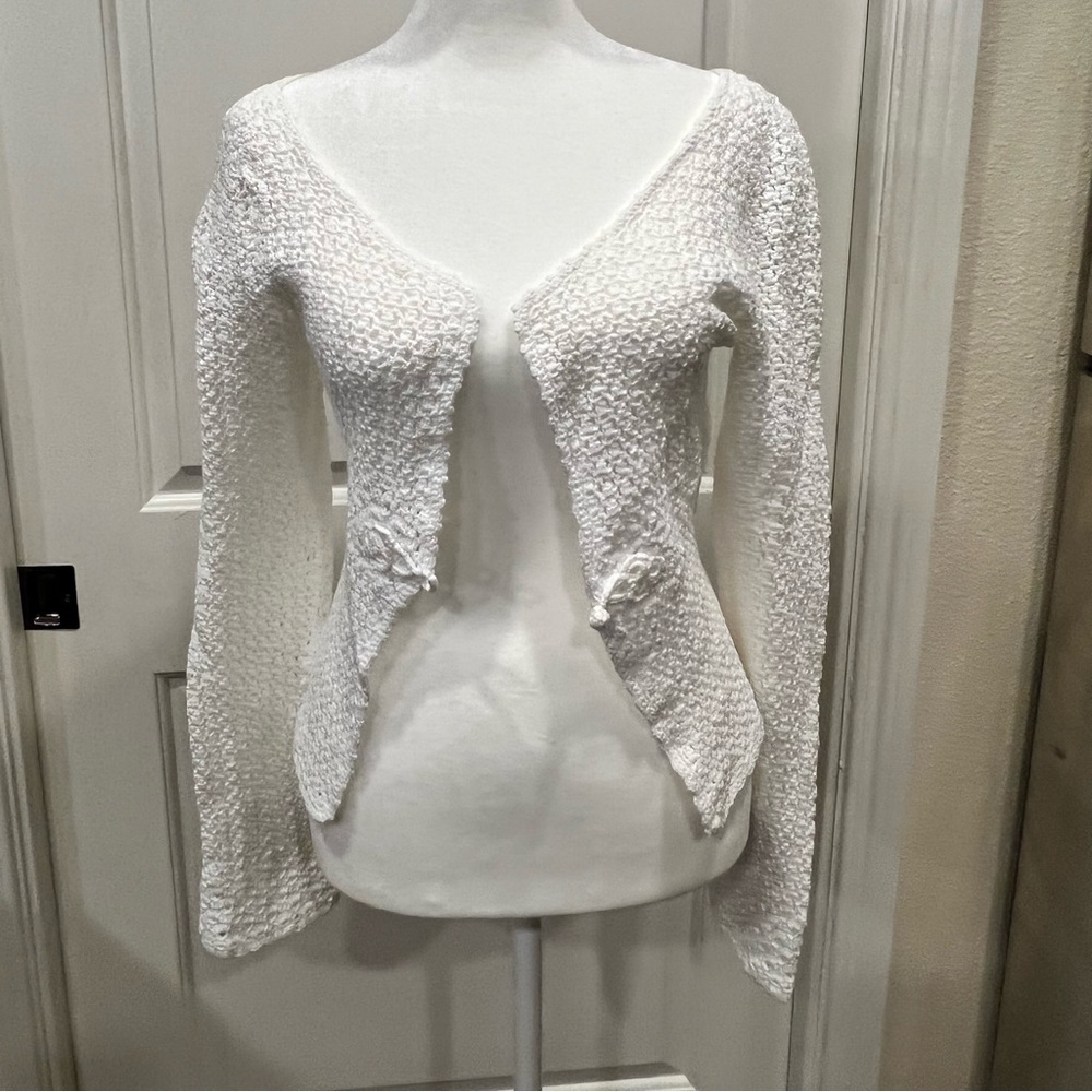 Lilly Pulitzer Summer Weight Crochet Sweater Jacket Size Small